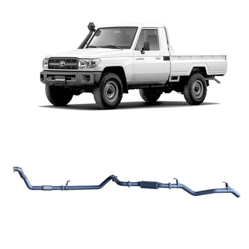 Redback Extreme Duty Exhaust for Toyota Landcruiser 79 Series 4.2L 1HZ (10/1999 - 01/2007) - Brixton 4x4 - Buy Online Now!